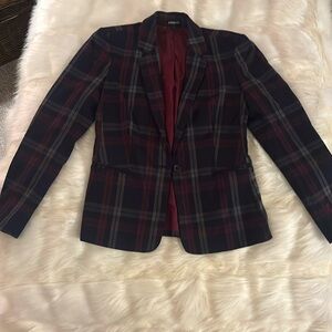Express Plaid Blazer